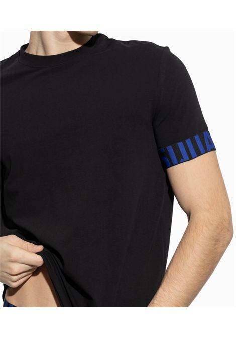 T-shirt Dsquared2 Underwear D9M3S5770 016 nera blu DSQUARED2 UNDERWEAR | T-shirt | D9M3S5770016